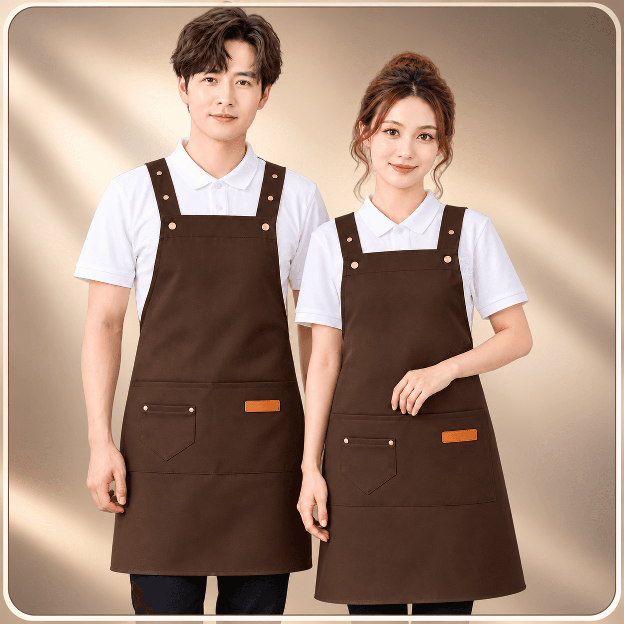 카페 앞치마 예쁜 주방 앞치마 바리스타 공방 생활방수