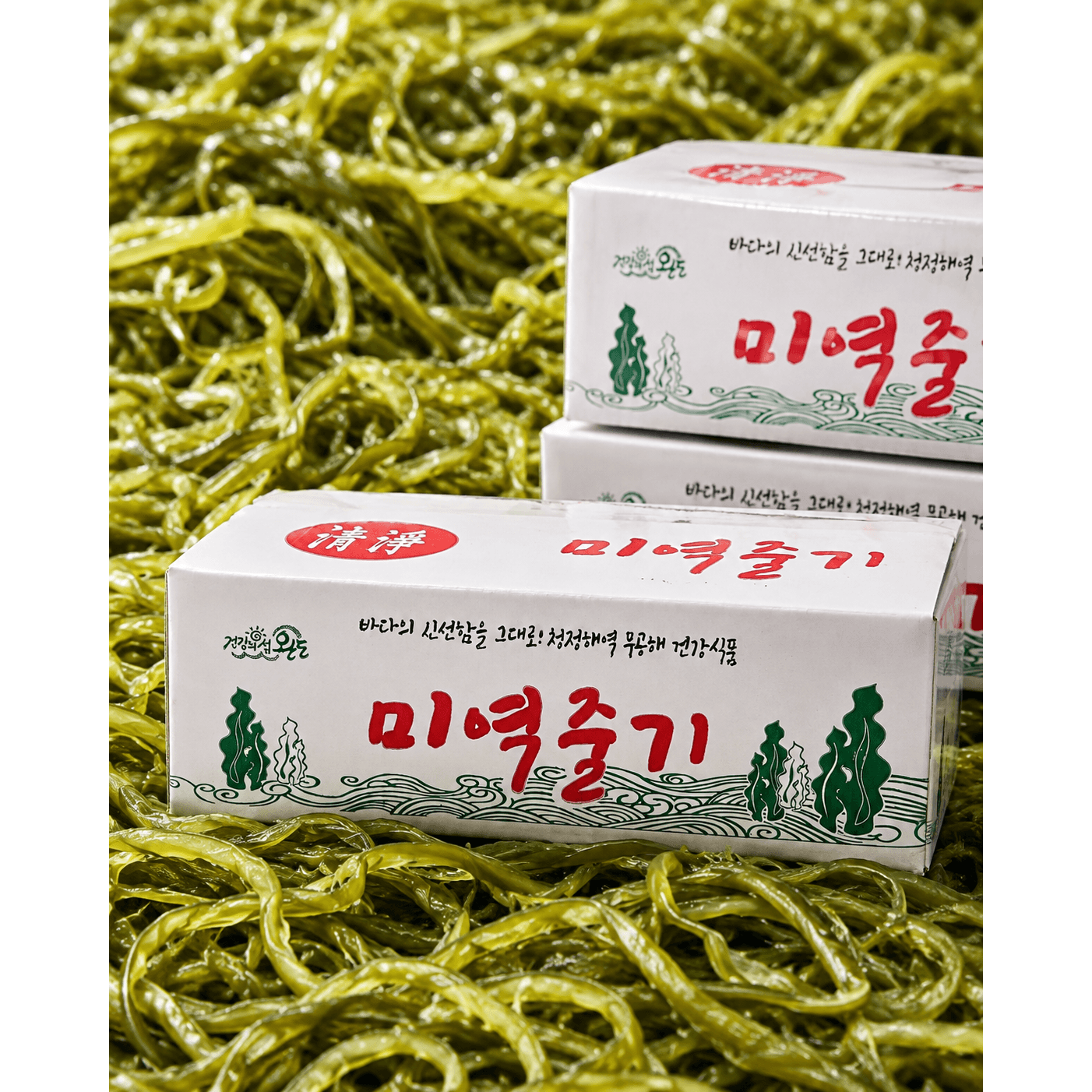 각화글로벌 염장미역줄기 4키로 해조류 미역줄기 완도산