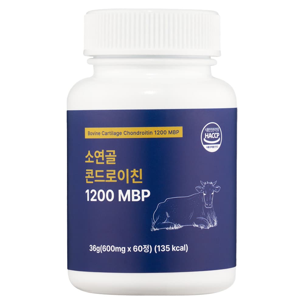 해담온 소연골 콘드로이친 1200 관절연골 무릎영양제 MSM+보스웰리아 프리미엄 60정, 1개