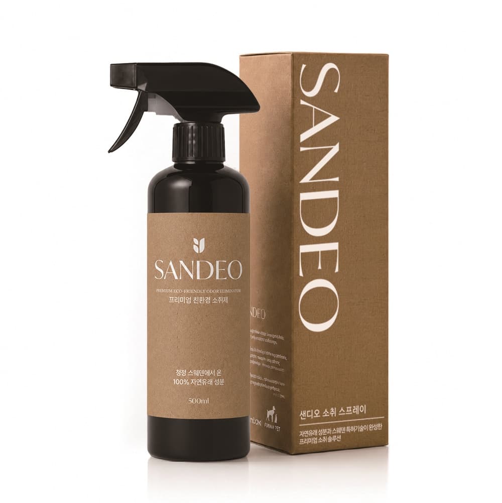 샌디오 강아지 탈취제 반려동물 배변 소변 냄새제거 스프레이 500ml